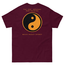 Load image into Gallery viewer, Men's heavyweight tee with tai Chi Yin Yang