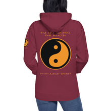 Load image into Gallery viewer, Soft and warm  Hoodie with Mind Body Spirit   yin yang