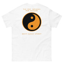 Load image into Gallery viewer, Men&#39;s heavyweight tee with tai Chi Yin Yang
